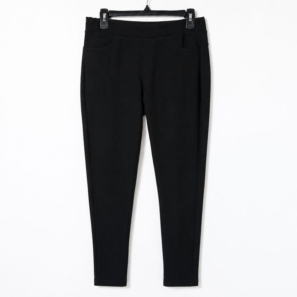Butterfly By Maze Leggings Women's Medium Black Jegging Elastic Waist Stretch